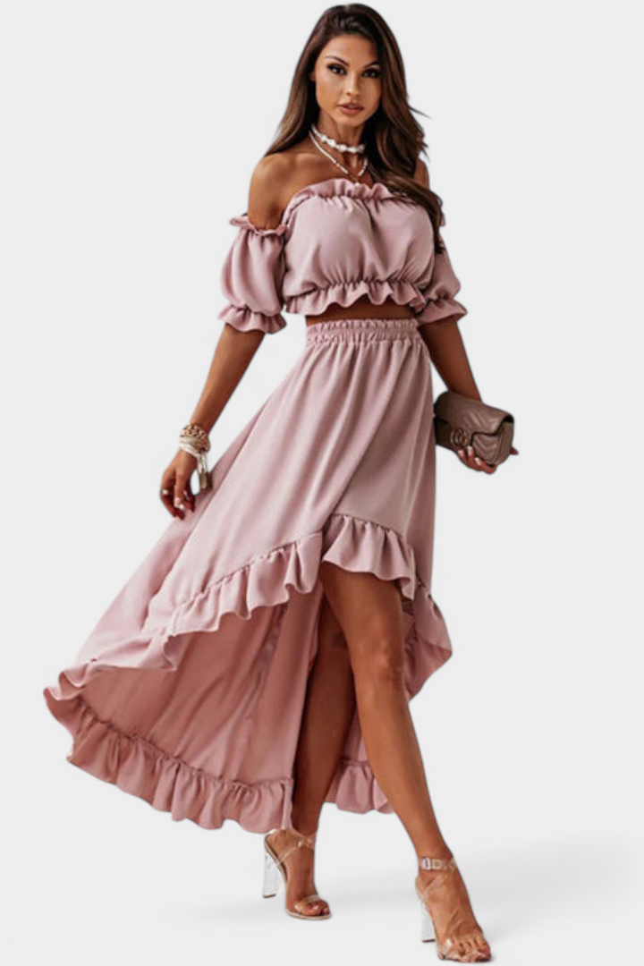 Katja | Ensemble de 2 pièces Off-Shoulder