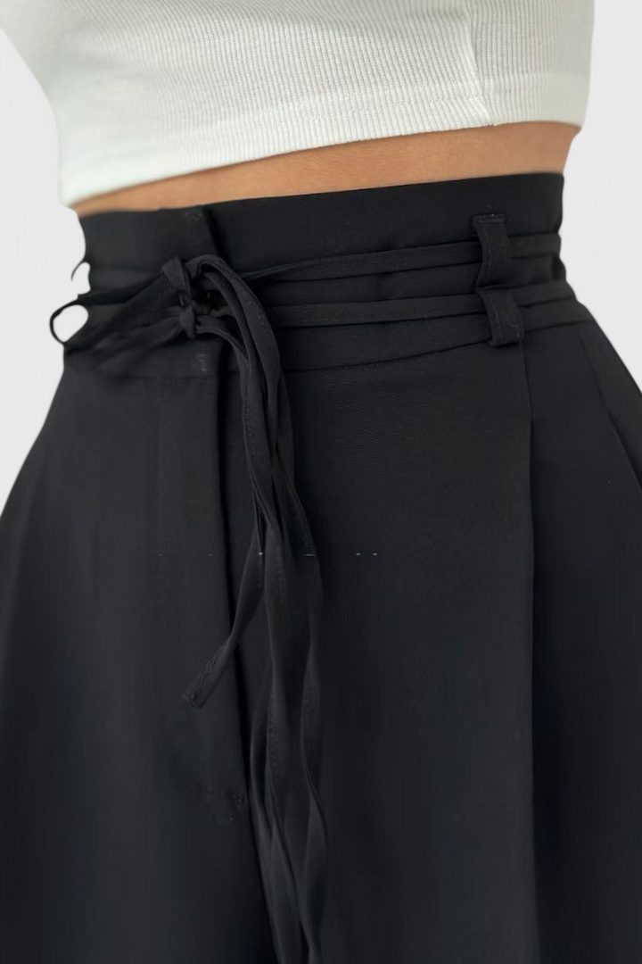 Sophie | Pantalons à jambes larges avec cordons