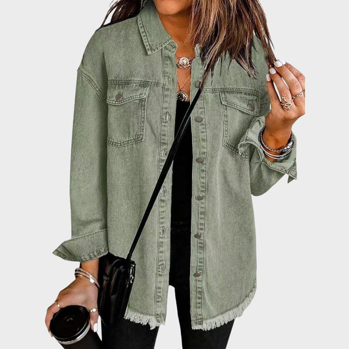 Morgana | Chemise Style Veste en Jean