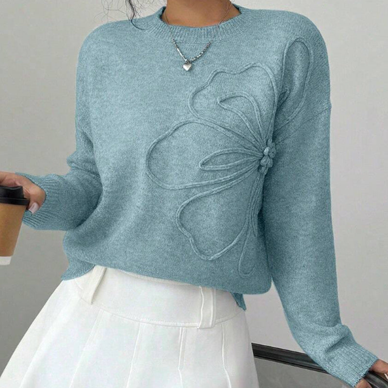 Alma | Pull en Maille Florale