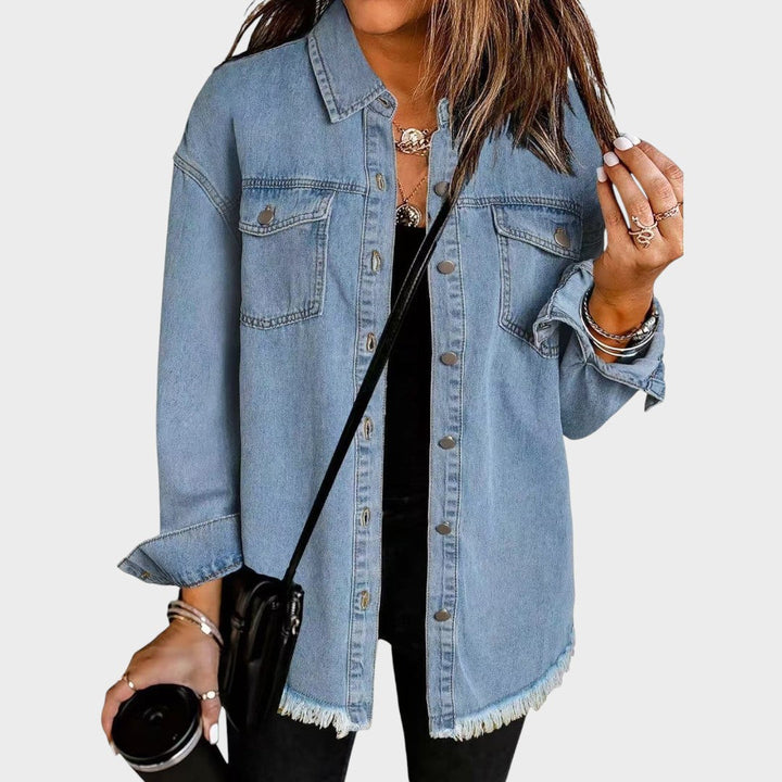 Morgana | Chemise Style Veste en Jean
