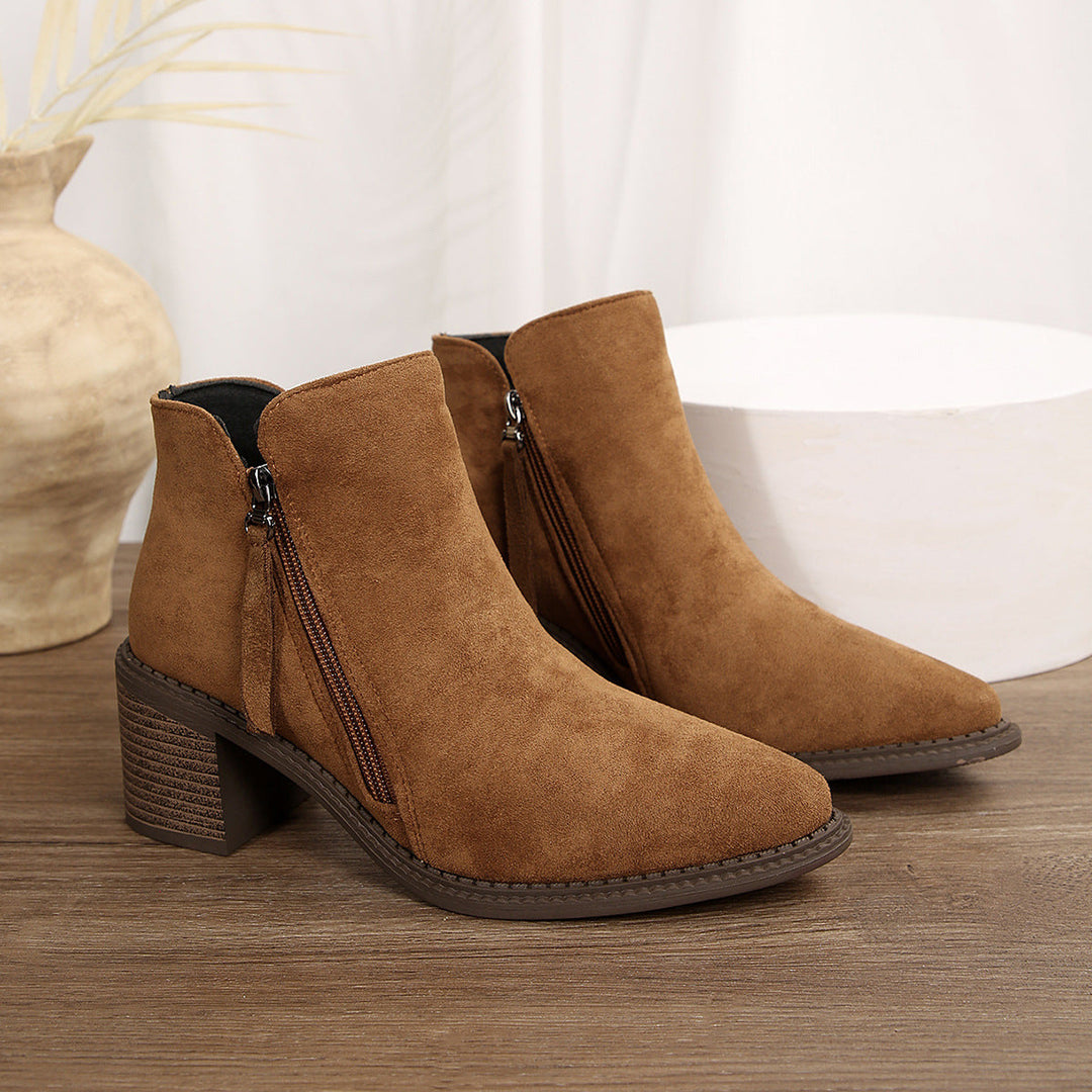 Alicia | Bottines en daim