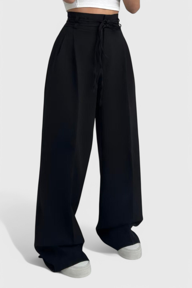 Sophie | Pantalons à jambes larges avec cordons