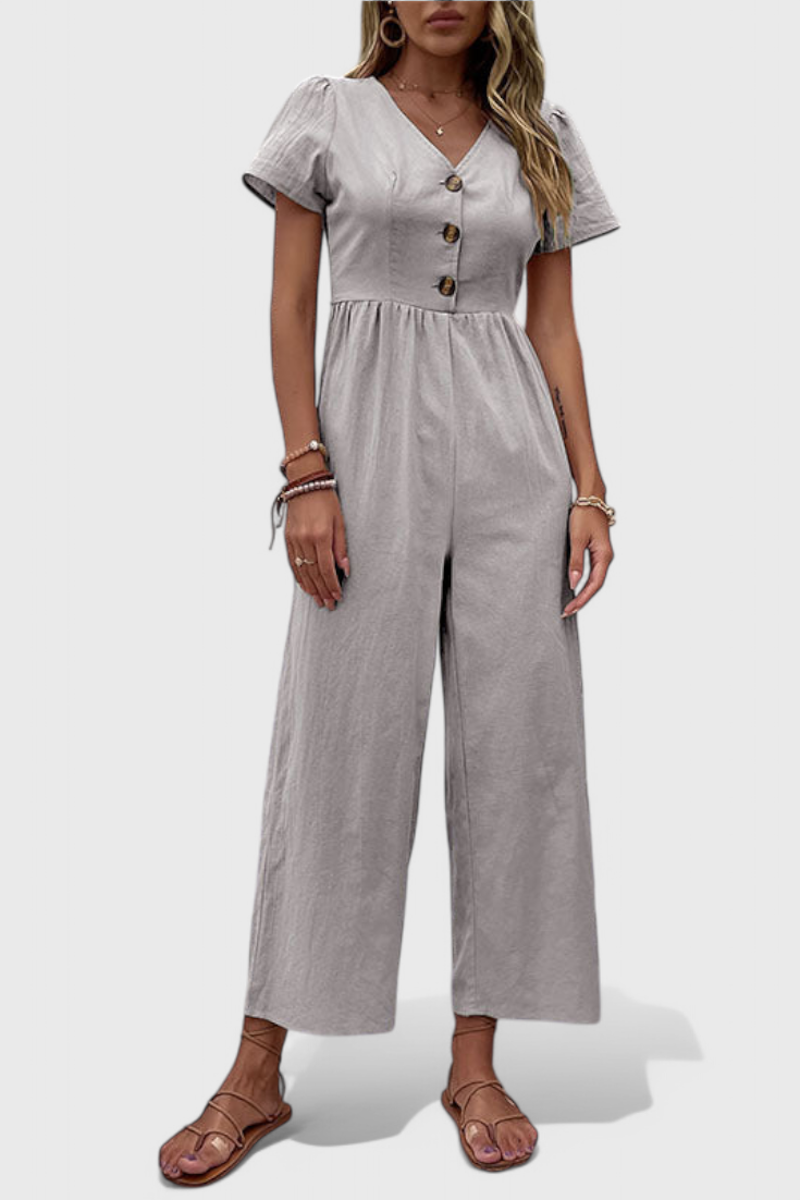 Camila | Combinaison à Boutons sur le Devant