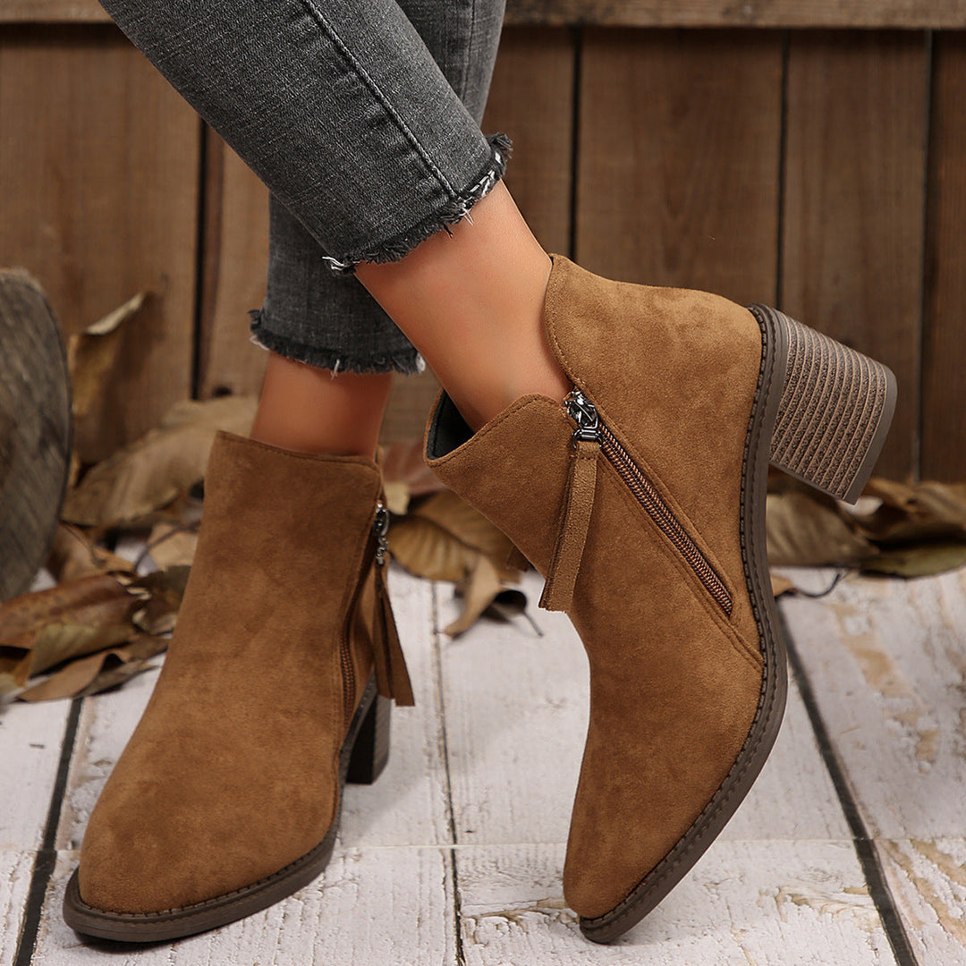 Alicia | Bottines en daim
