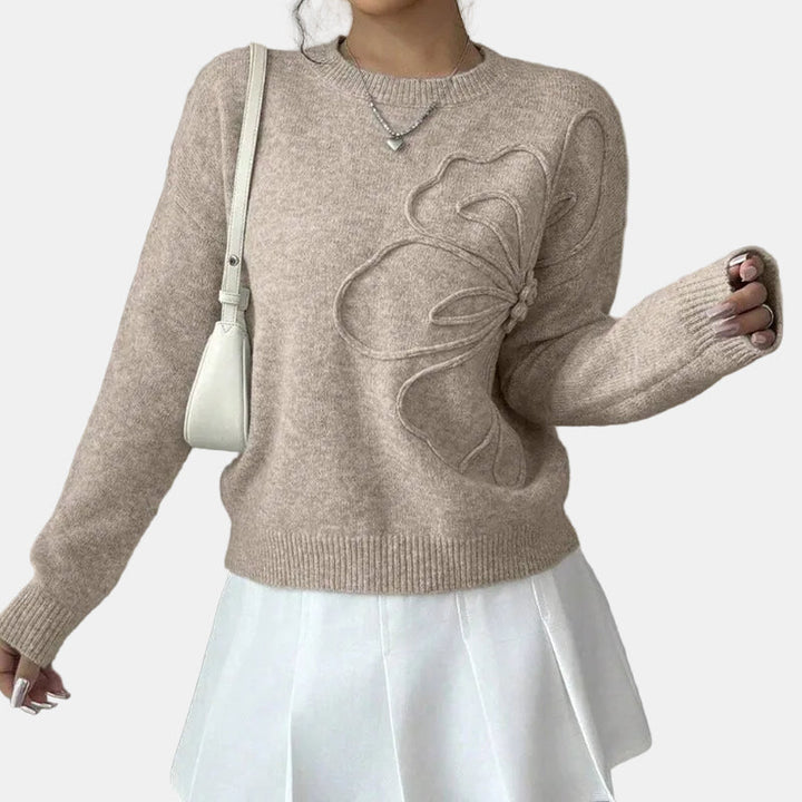 Alma | Pull en Maille Florale