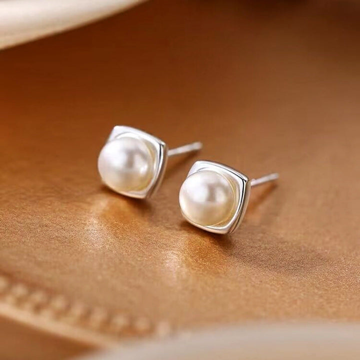 Boucles d'oreilles avec Perle d'Eau Douce
