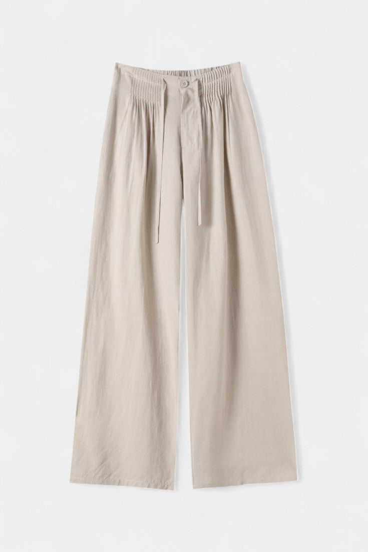 Ilyana | Pantalons Taille Haute et Jambe Large
