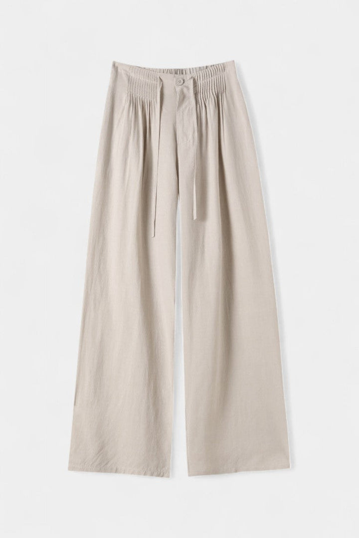 Ilyana | Pantalons Taille Haute et Jambe Large