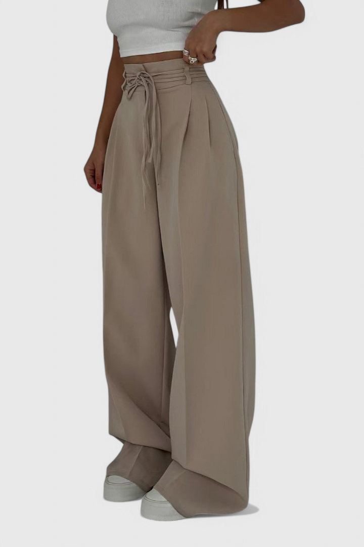 Sophie | Pantalons à jambes larges avec cordons