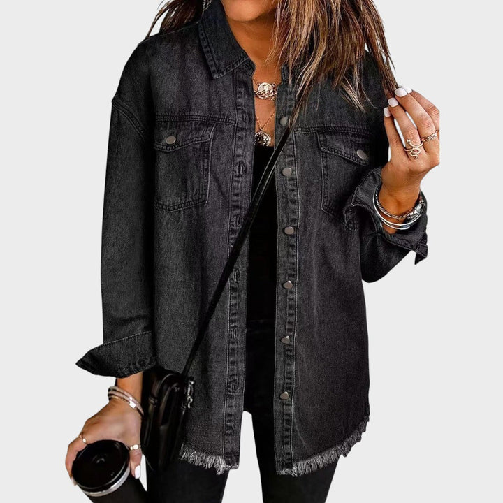 Morgana | Chemise Style Veste en Jean