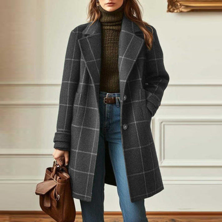 Beatriz | Manteau Classique à Carreaux
