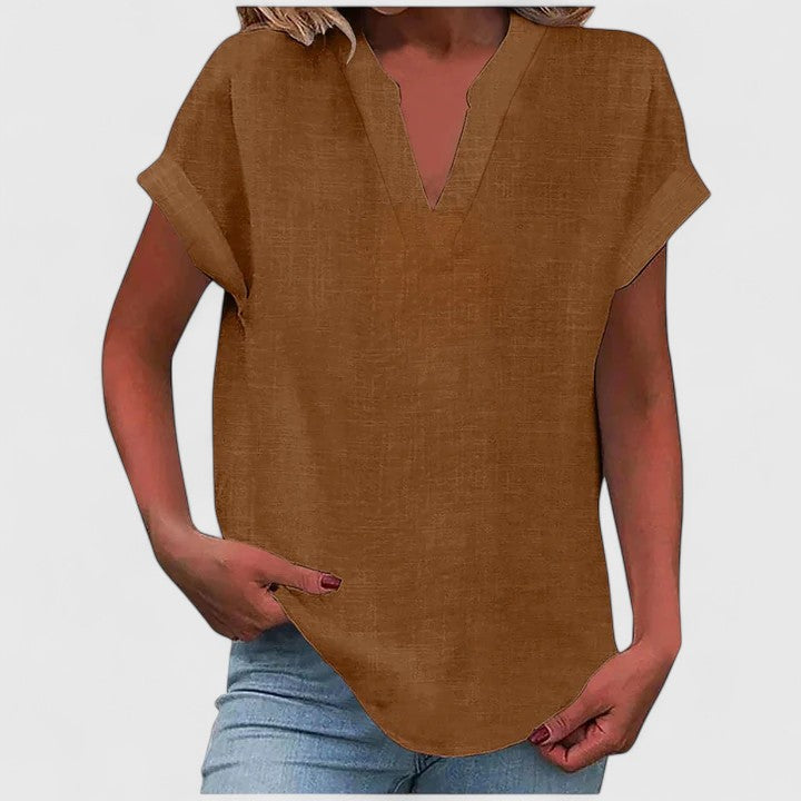 Xavinah | Blouse Confortable avec Décolleté en V