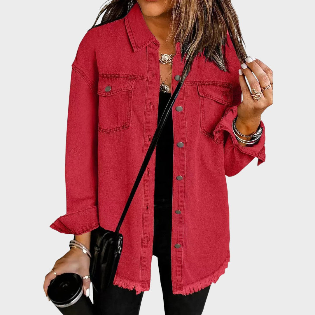 Morgana | Chemise Style Veste en Jean