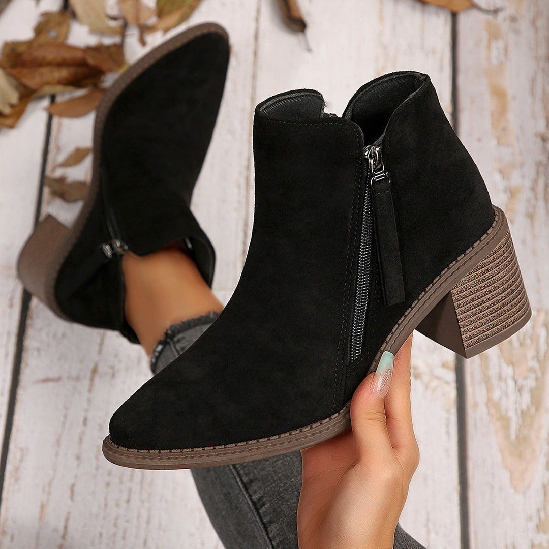 Alicia | Bottines en daim