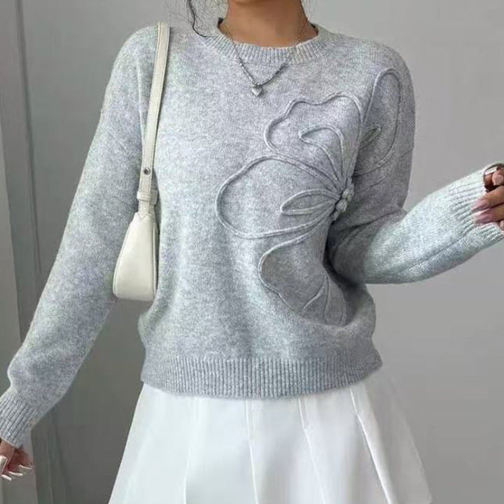 Alma | Pull en Maille Florale