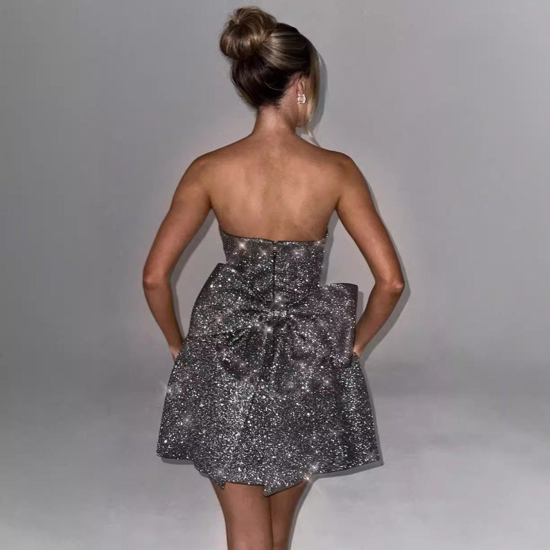Elvie™ | Robe de cocktail élégante avec paillettes