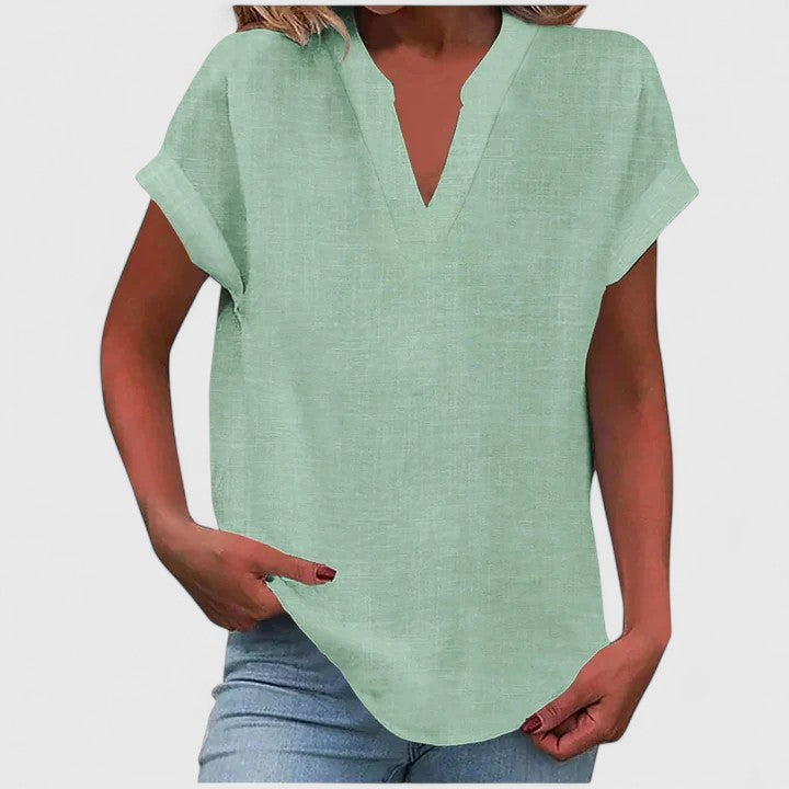 Xavinah | Blouse Confortable avec Décolleté en V