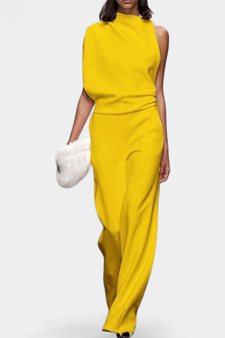 Etta | Mono Asymétrique à Jambe Fluide