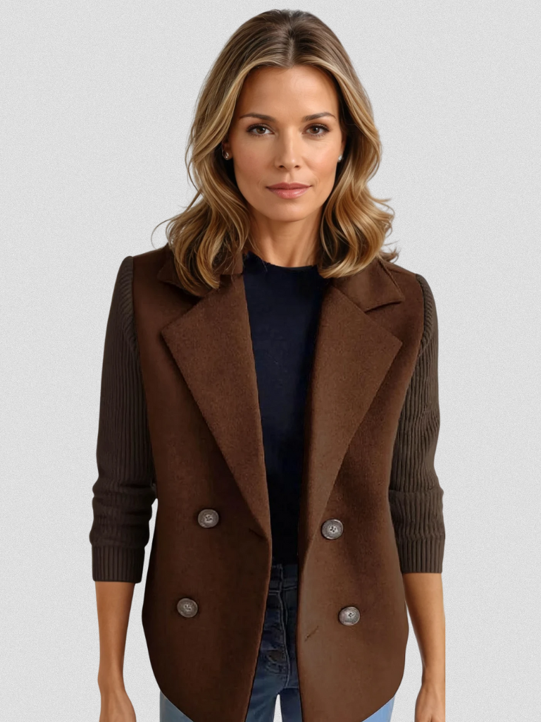 Elena | Blazer en tricot élégant