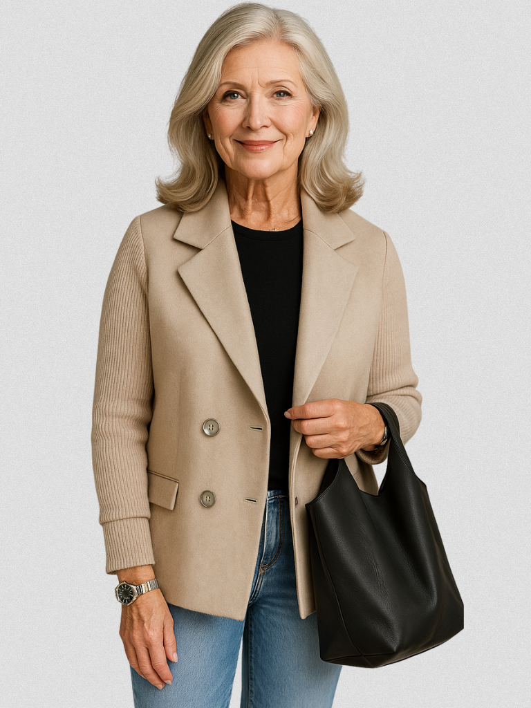 Elena | Blazer en tricot élégant