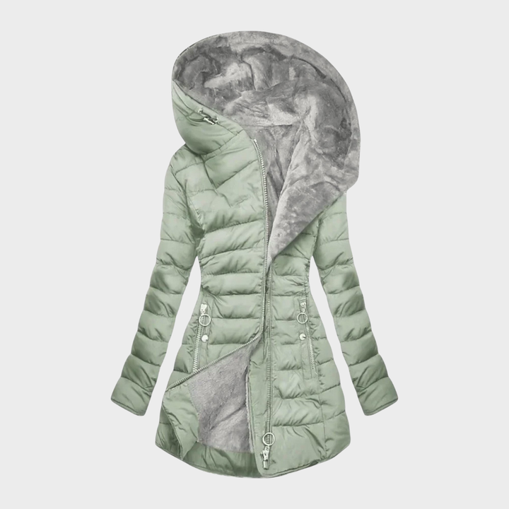 Elena I Manteau d'Hiver Luxe Chaud