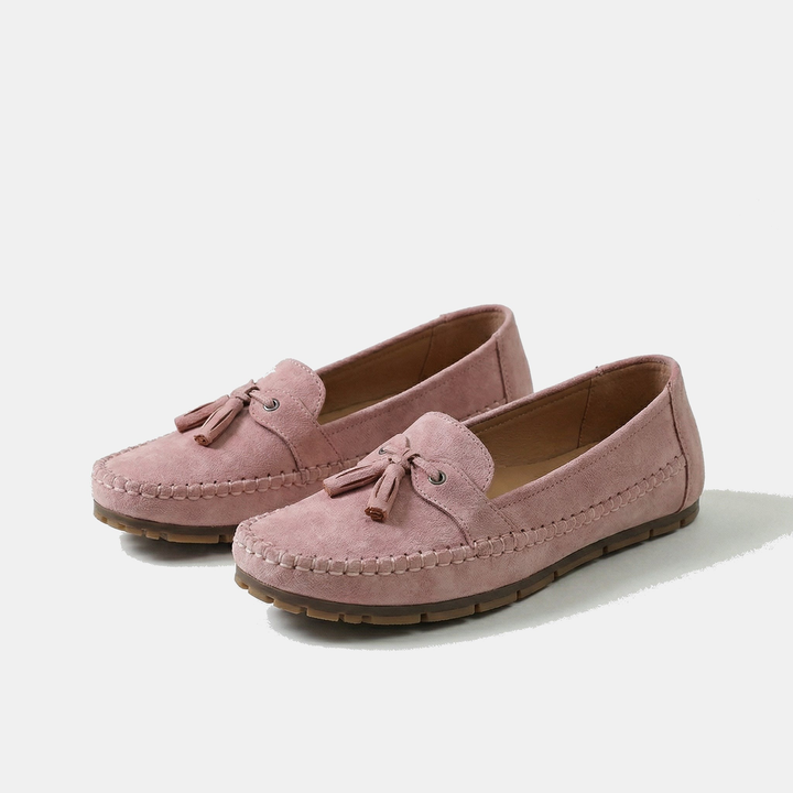 Nadine | Mocassins Classiques avec Détail de Frange