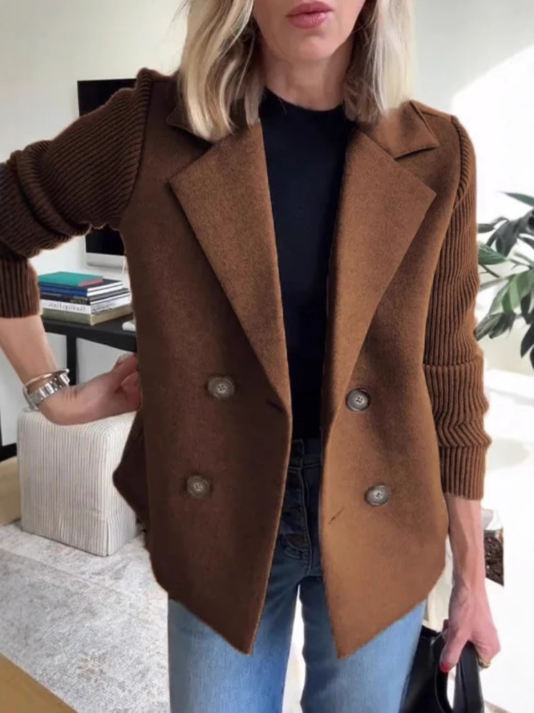 Elena | Blazer en tricot élégant