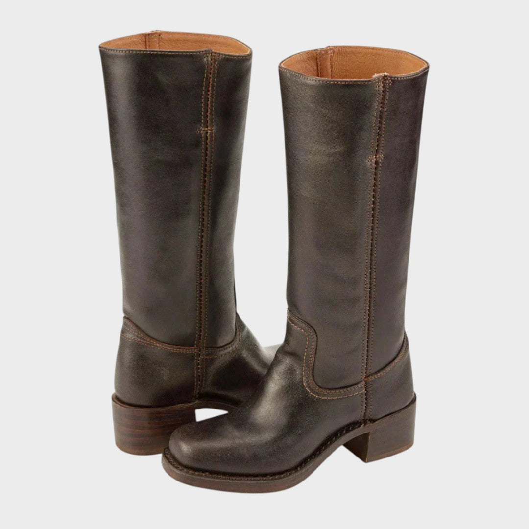 Lucía | Bottes d'Équitation Classiques avec Tiges Hautes Élégantes