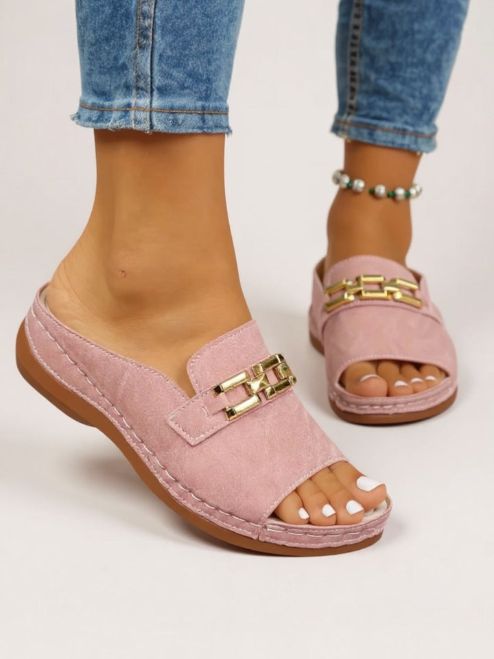 Romy | Sandales Slip-On Minimalistes