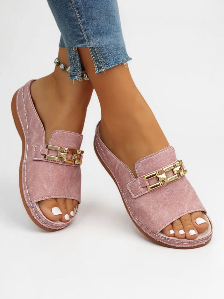 Romy | Sandales Slip-On Minimalistes