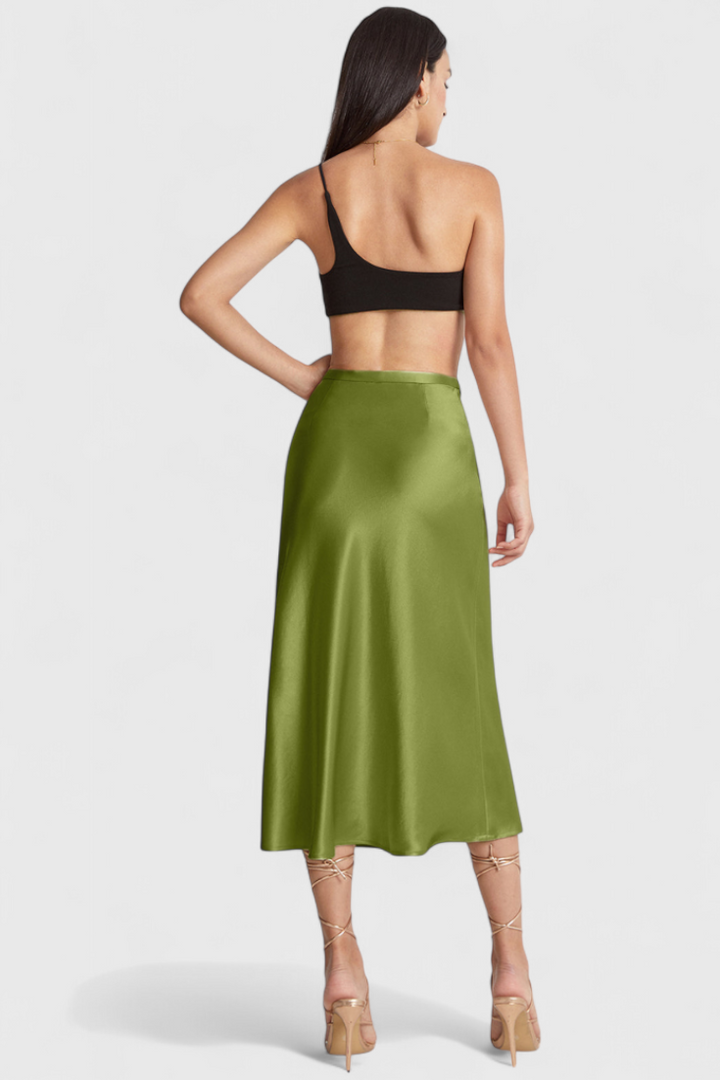 Maxima | Jupe Midi à Taille Haute