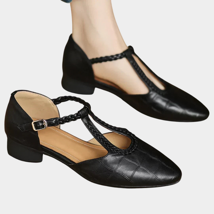 Selma | Sandales en Cuir avec Bride Tressée