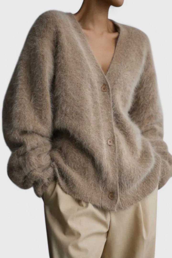 Daniela | Cardigan en Mélange de Cachemire Doux