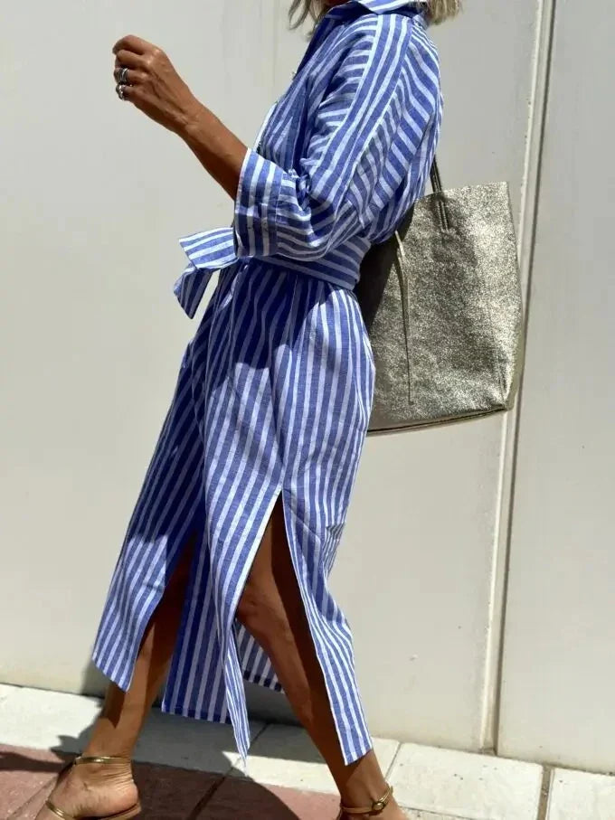 LUREZA | ROBE CHEMISE FLUIDE ET ÉLÉGANTE