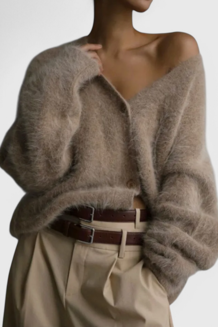 Daniela | Cardigan en Mélange de Cachemire Doux