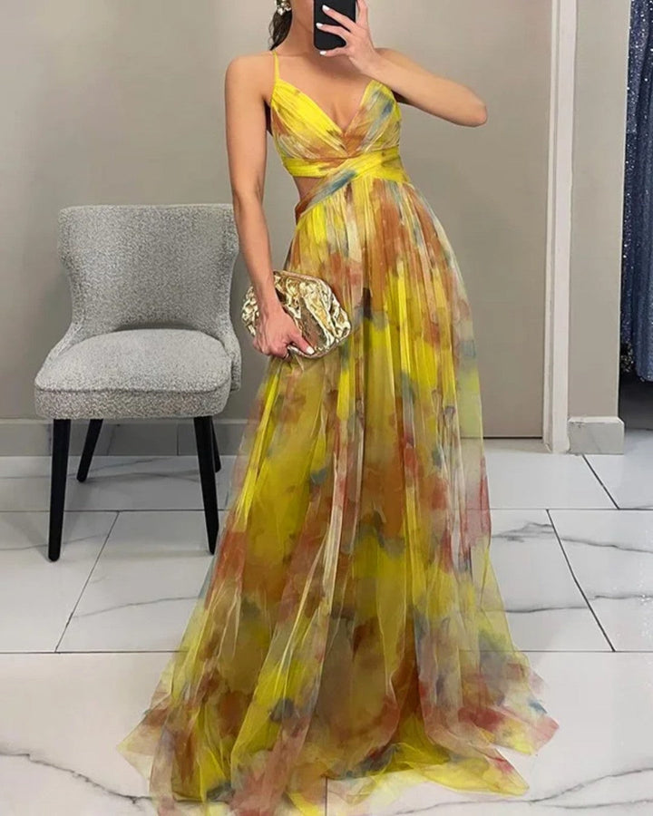 Giselle | robe longue à imprimé floral