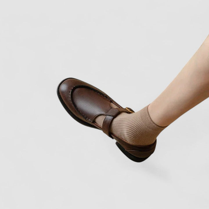 Carla | Chaussures Mary Jane Orthopédiques à Bout Carré