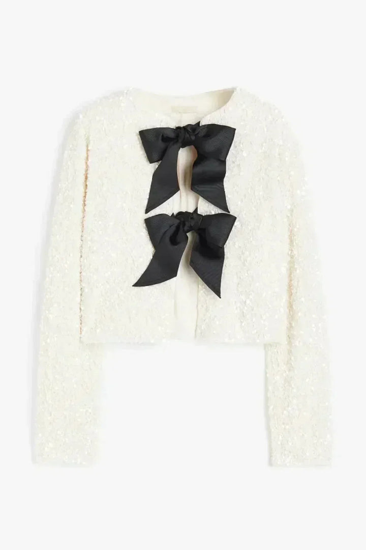Noria™ | Blouse moderne et chic avec accents de nœud