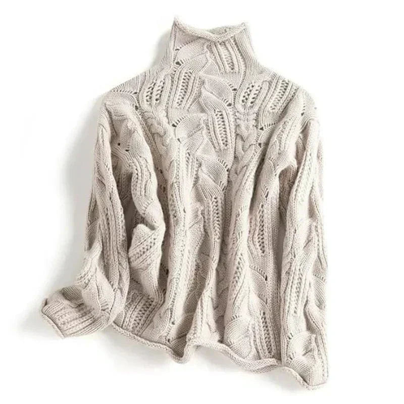 Nerea | Pull à Col Roulé Confortable