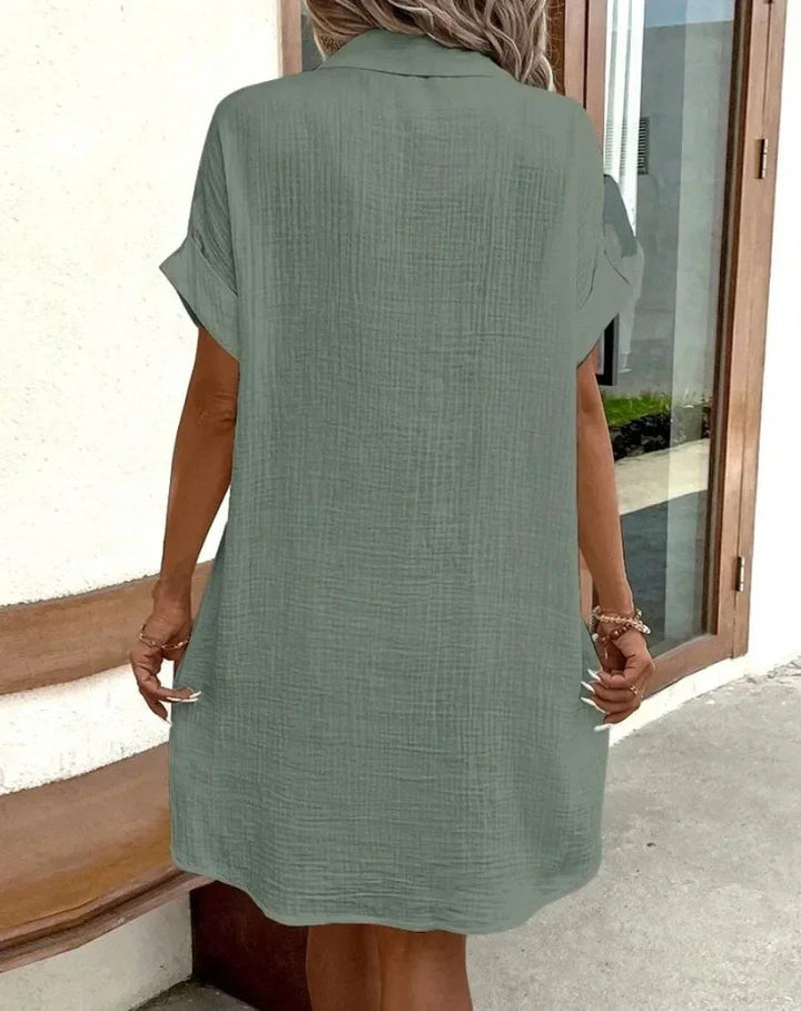 ELIRA | ROBE CHEMISE LÉGÈRE ET NATURELLE