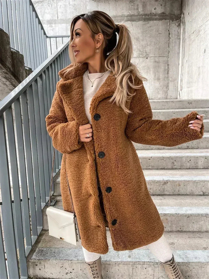 JESSICA | Manteau en Peluche Teddy Confortable