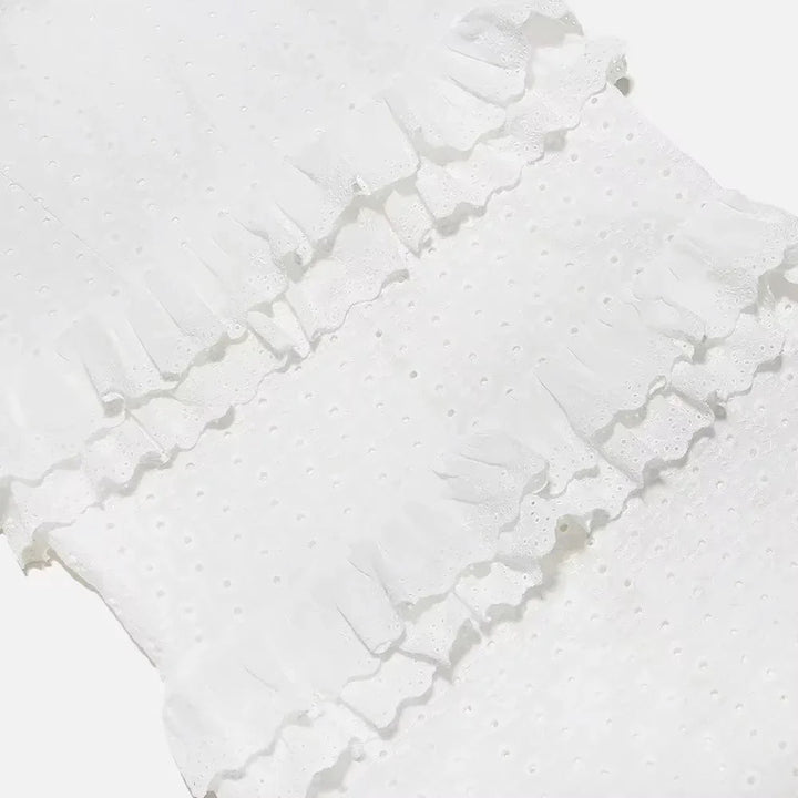 SELENE | ROBE LONGUE RÊVE BRODÉE EN DENTELLE