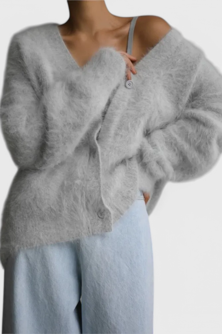 Daniela | Cardigan en Mélange de Cachemire Doux