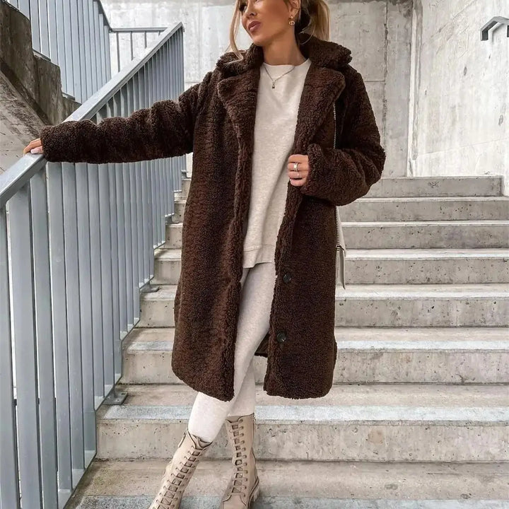 JESSICA | Manteau en Peluche Teddy Confortable