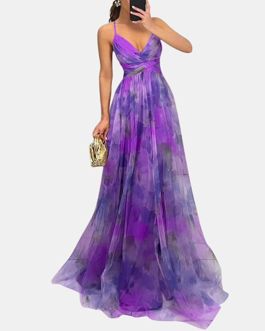 Julia | Robe Maxi Fleurie Élégante