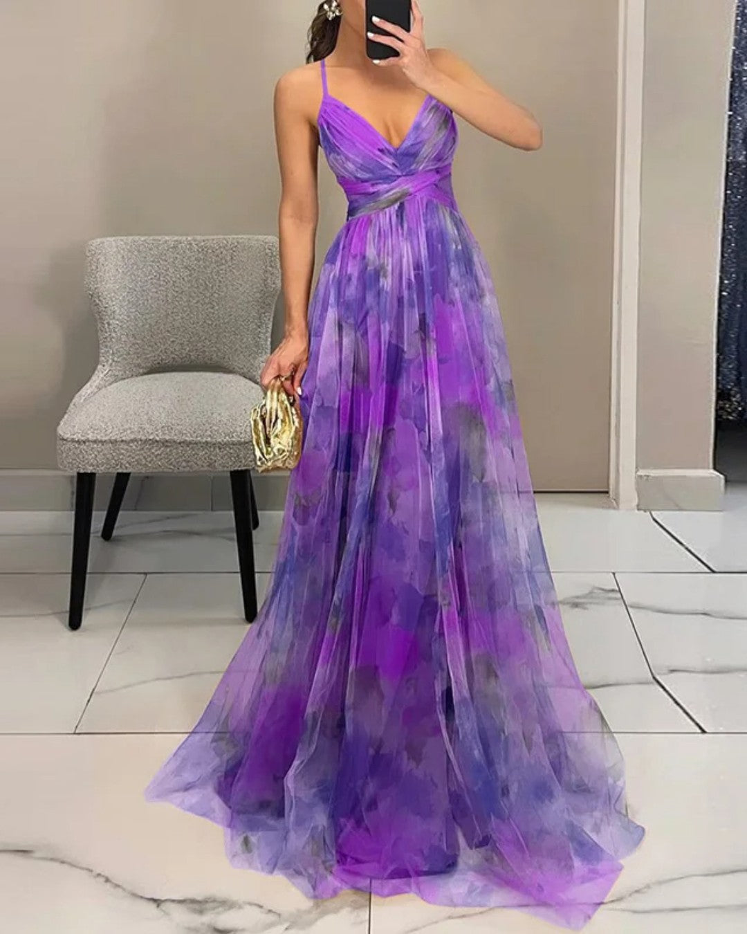 Giselle | robe longue à imprimé floral