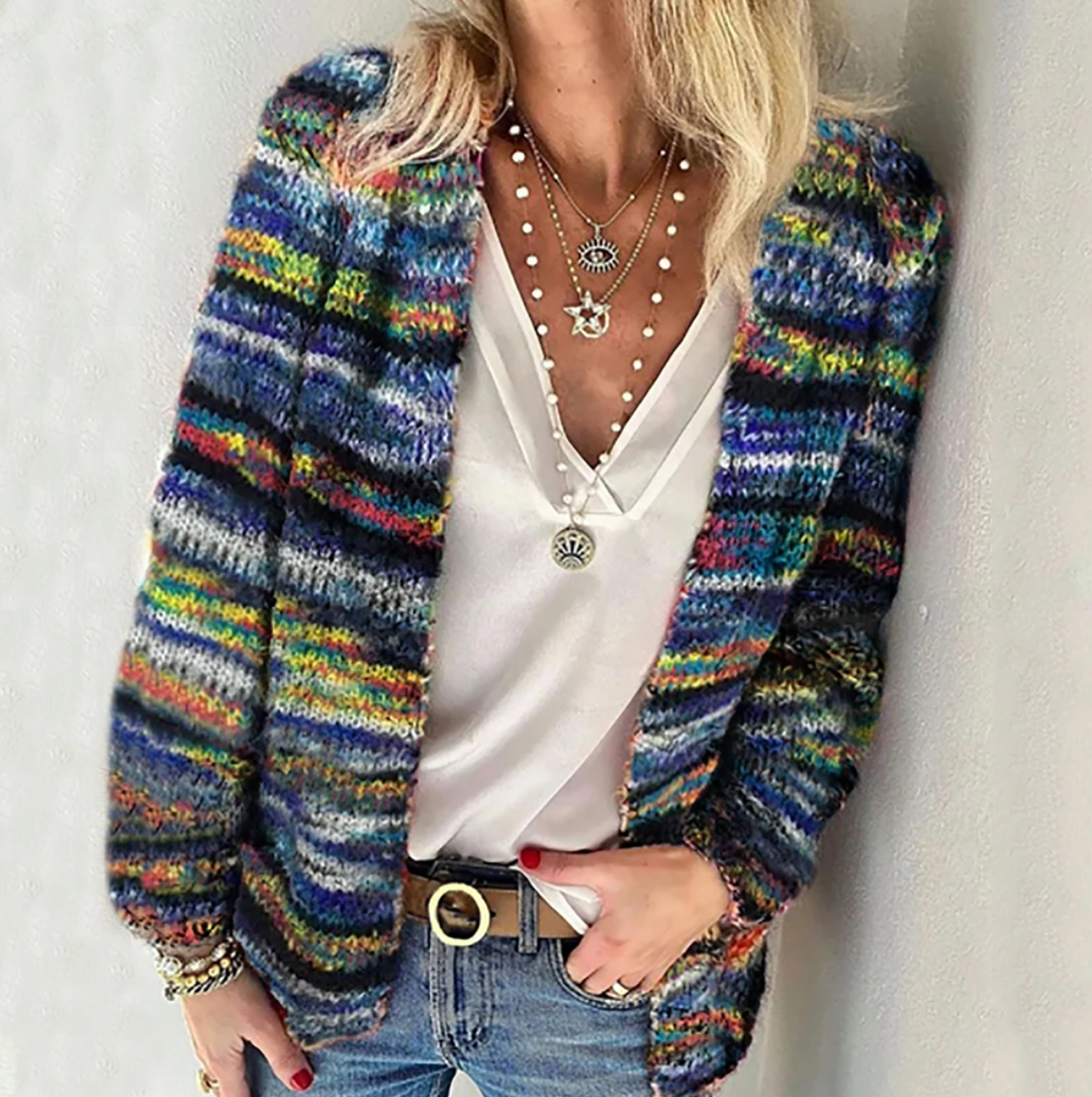 Camila | Gilet Multicolore Confortable