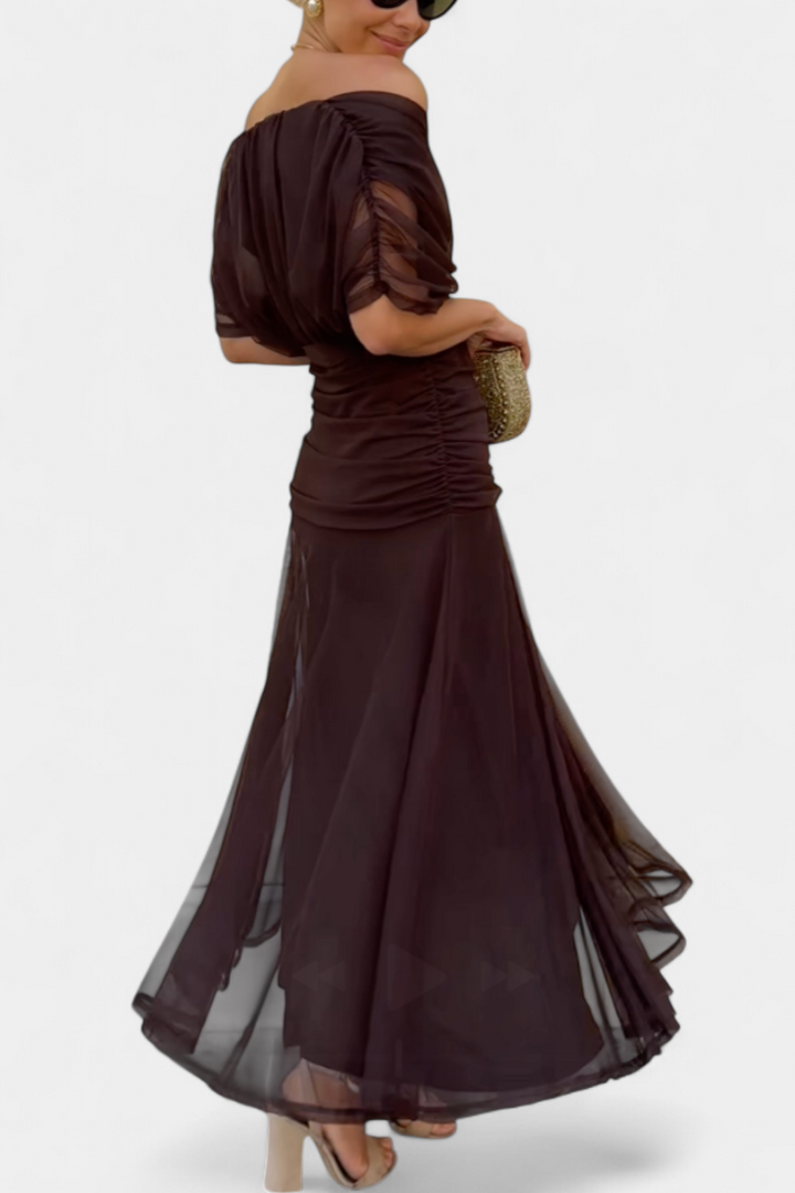 Florena | Robe Maxi Florale avec Décolleté en V