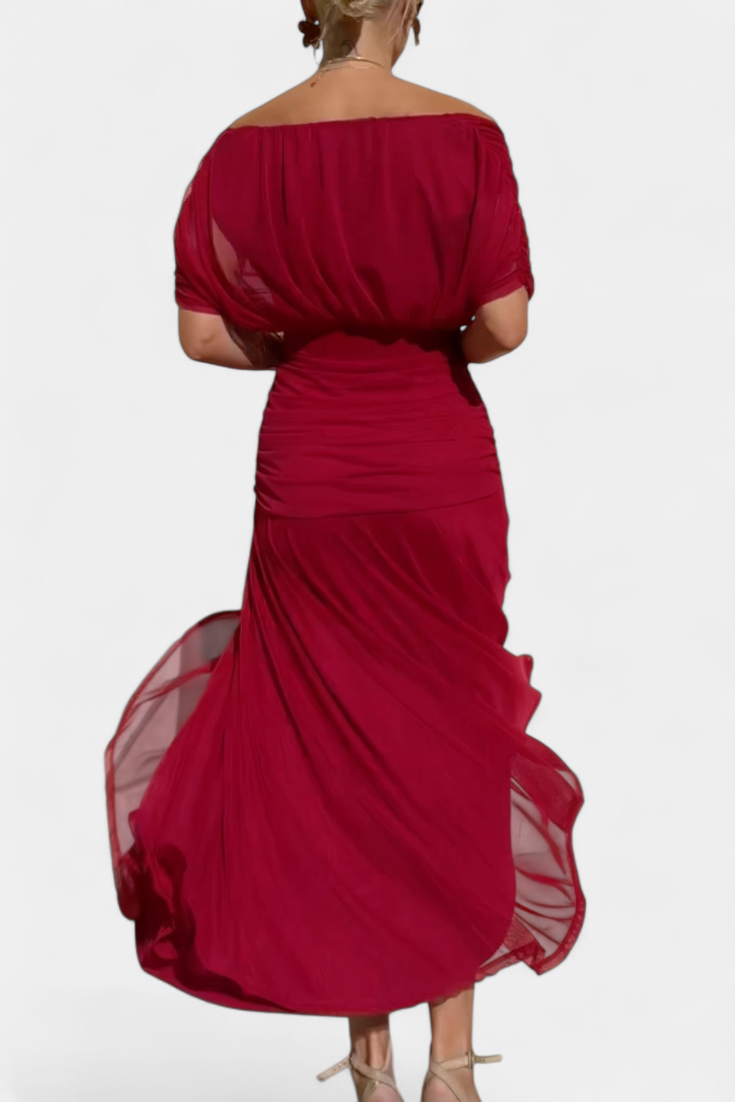 Florena | Robe Maxi Florale avec Décolleté en V